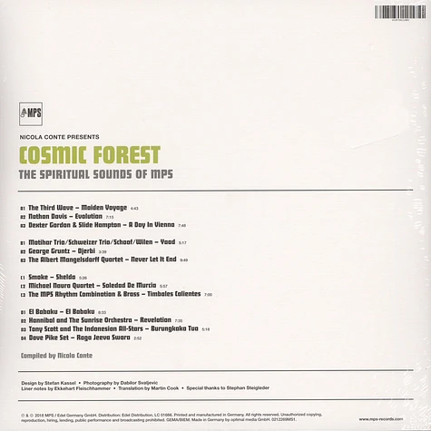 V.A. - Nicola Conte presents Cosmic Forest - The Spiritual Sounds Of MPS