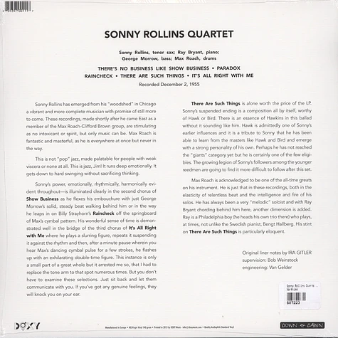 The Sonny Rollins Quartet - Worktime