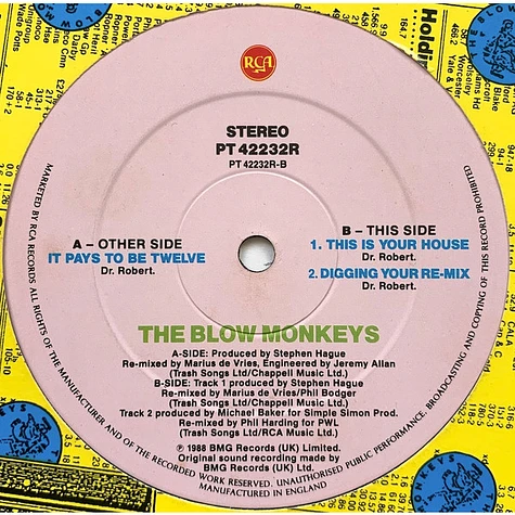 The Blow Monkeys - It Pays To Be Twelve