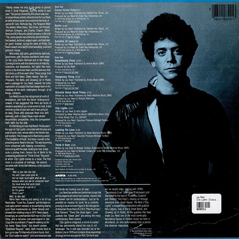 Lou Reed - City Lights (Classic Performances By Lou Reed)