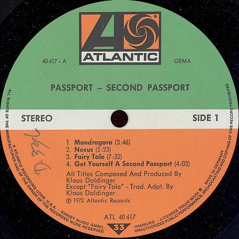 Passport - Second Passport