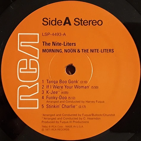 The Nite-Liters - Morning, Noon & The Nite-Liters