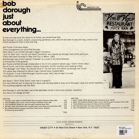 Bob Dorough - Just About Everything