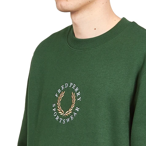 Fred Perry - Branded Fleeceback Sweatshirt