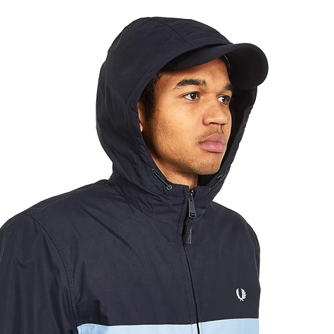 Fred Perry - Hooded Panelled Quilted Jacket