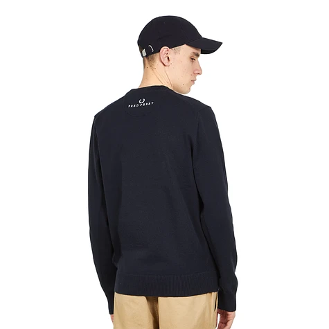 Fred Perry - V Insert Crew Neck Jumper