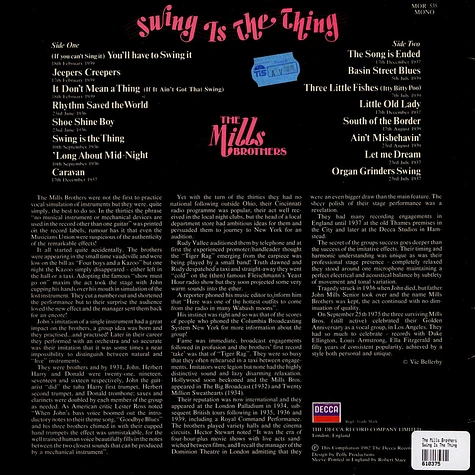 The Mills Brothers - Swing Is The Thing