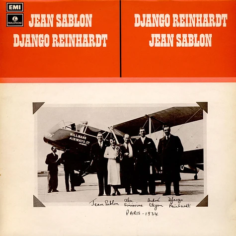 Jean Sablon / Django Reinhardt With Germaine Sablon - Django Reinhardt Jean Sablon With Germaine Sablon