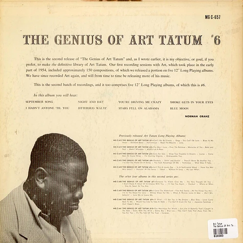 Art Tatum - The Genius Of Art Tatum #6