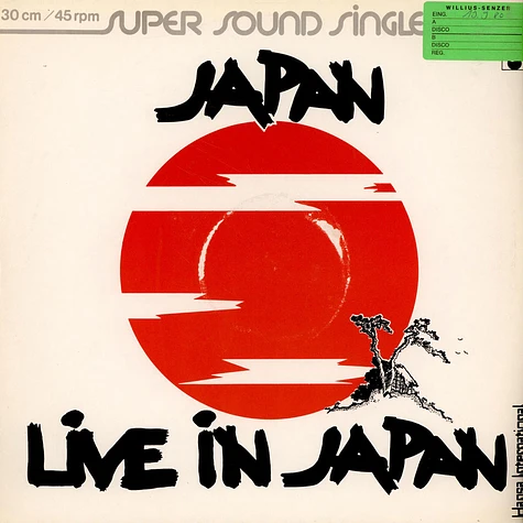 Japan - Live In Japan