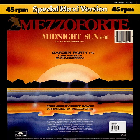 Mezzoforte - Midnight Sun / Garden Party