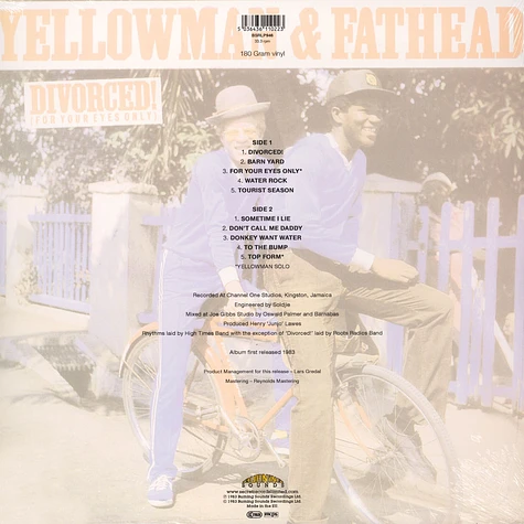 Yellowman & Fathead - Divorced (For Your Eyes Only)
