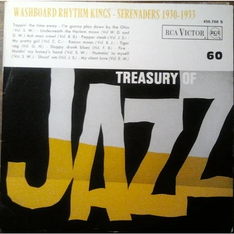 Washboard Rhythm Kings / The Washboard Serenaders - Treasury Of Jazz No 60