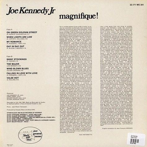 Joe Kennedy - Magnifique!