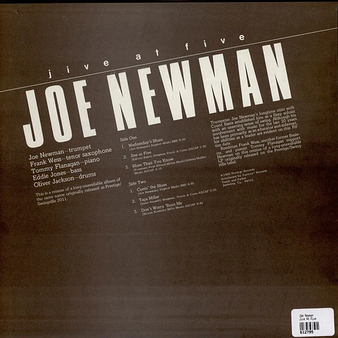 Joe Newman - Jive At Five