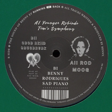 Younger Rebinds, Rod & Benny Rodrigues - The Sound Of Benny EP