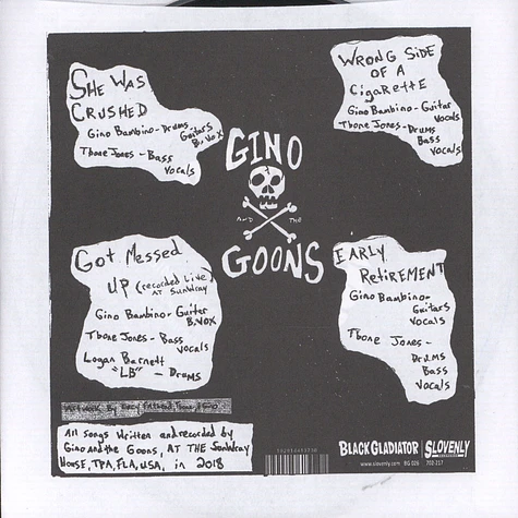 Gino And The Goons - She Was Crushed