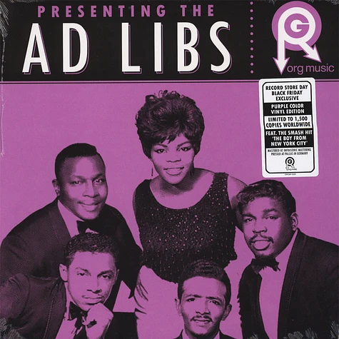 The Ad Libs - Presenting... The Ad Libs Purple Vinyl Edition