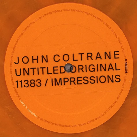 John Coltrane - Selects From Both Directions At Once
