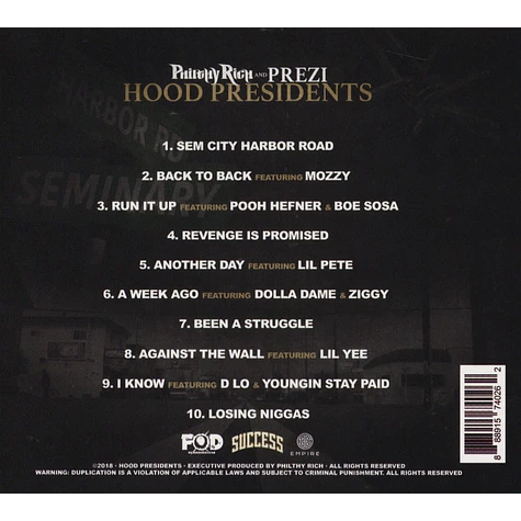 Philthy Rich / Prezi - Hood Presidents