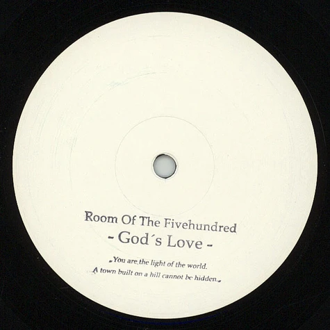 Room Of The Fivehundred - God's Love