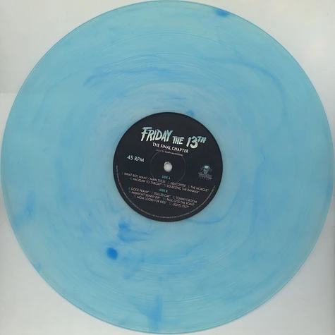 Harry Manfredini - OST Friday The 13th The Final Chapter Blue & Grey Smoke Colored Vinyl Edition