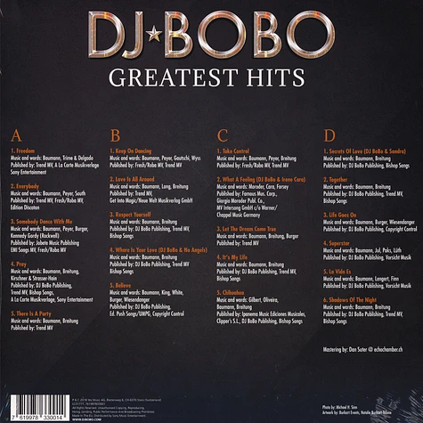DJ BoBo - 25 Years Greatest Hits