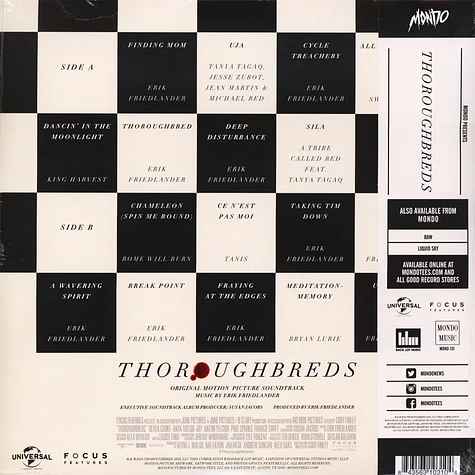 Erik Friedlander - OST Thoroughbreds