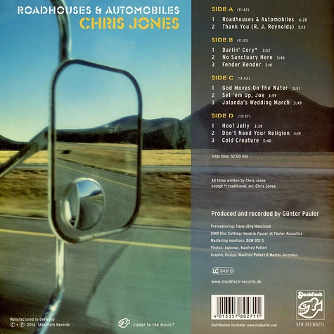 Chris Jones - Roadhouses & Automobiles