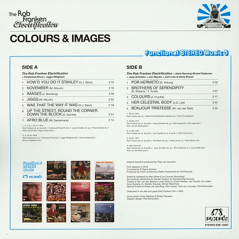 The Rob Franken Electrification Trio - Colours & Images