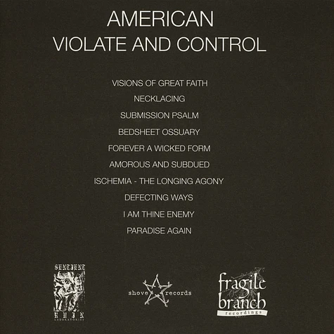 American - Violate And Control