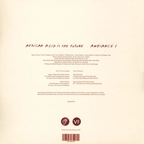 African Acid Is The Future - Ambiance I Dauwd & Wolfonacid Remixes