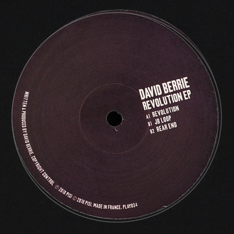 David Berrie - Revolution EP
