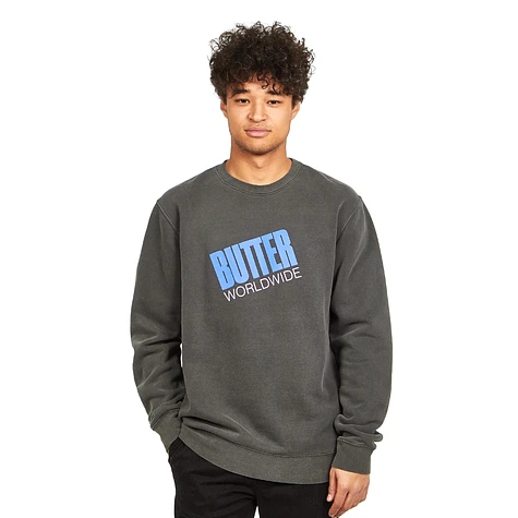 Butter Goods - Tilt Logo Crewneck Sweatshirt
