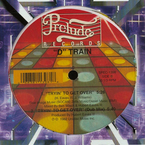 D Train - D Train (Theme) / Tryin' To Get Over