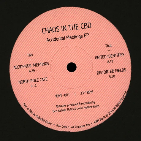 Chaos In The CBD - Accident Meetings EP