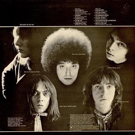 MC5 - Back In The USA