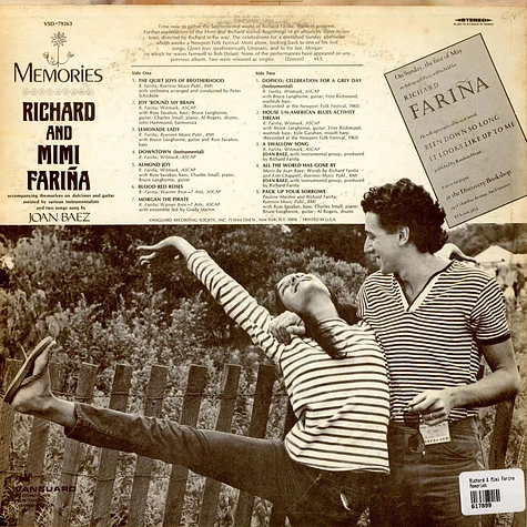 Richard & Mimi Farina - Memories