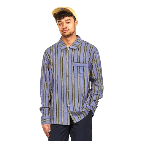 Stüssy - Cove Striped LS Shirt