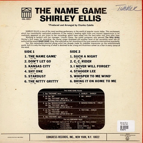 Shirley Ellis - The Name Game