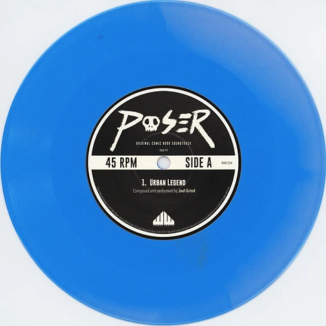 Poser - Issue 2 Comic / OST Poser Issue 2 By Joel Grind Blue & Pink Colored Vinyl