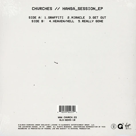 CHVRCHES - Hansa Session EP