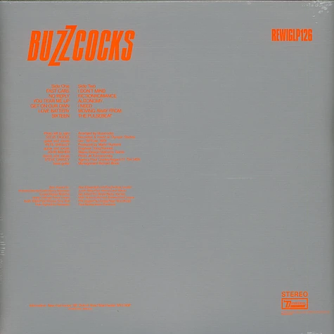 Buzzcocks - Another Music In A Different Kitchen Grey Vinyl Edition