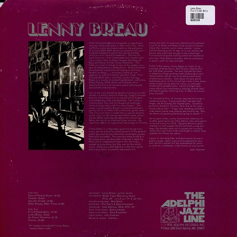 Lenny Breau - Five O'Clock Bells