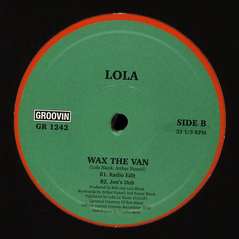 Lola - Wax The Van