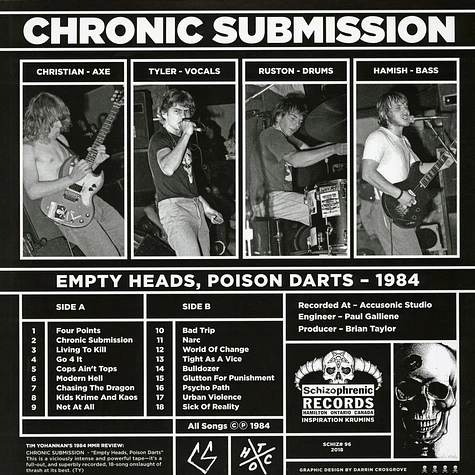 Chronic Submission - Empty Heads Poison Darts