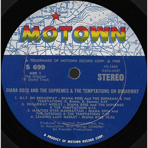 The Supremes & The Temptations - On Broadway