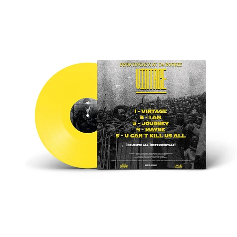 Brisk Fingaz & KC Da Rookee - Vintage Yellow Vinyl Edition