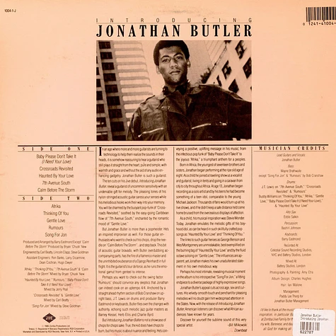 Jonathan Butler - Introducing Jonathan Butler