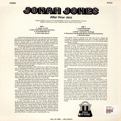 Jonah Jones - After Hour Jazz